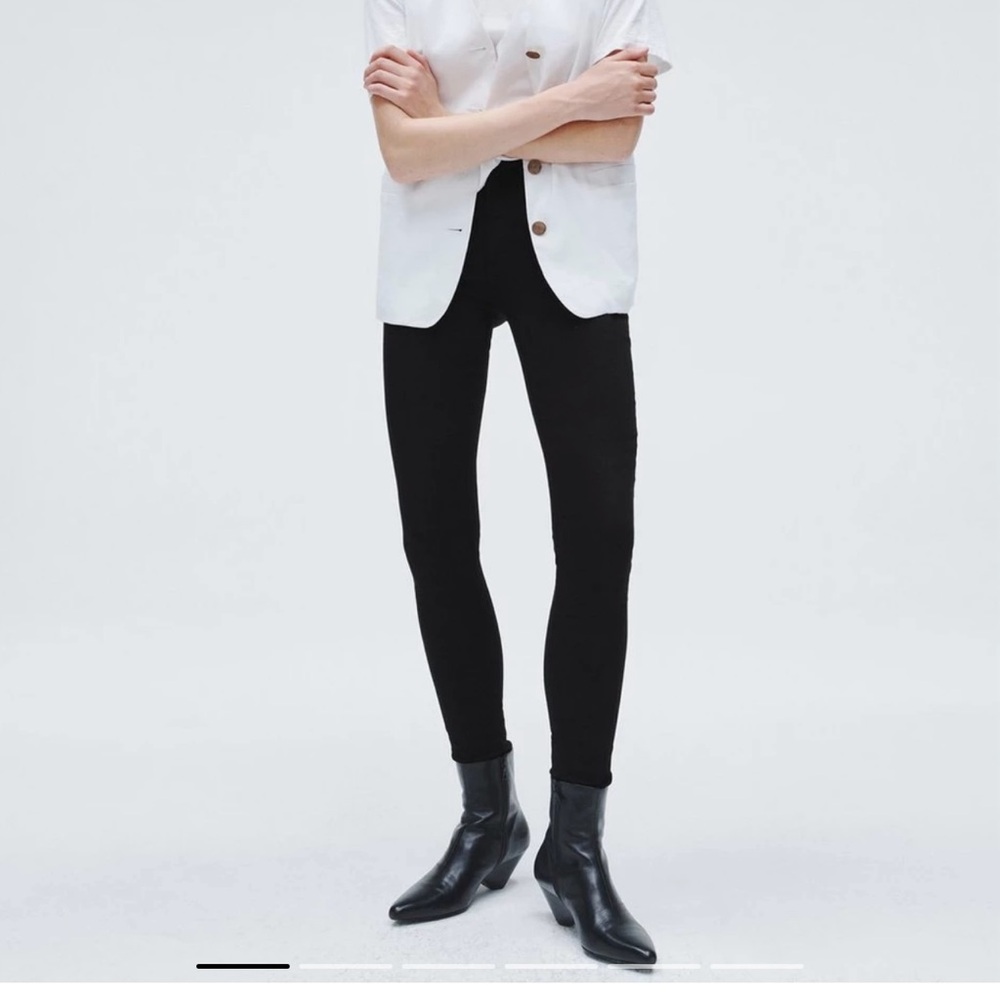 High Rise skinny Jeans-  Rag & Bone Black Skinny Jean